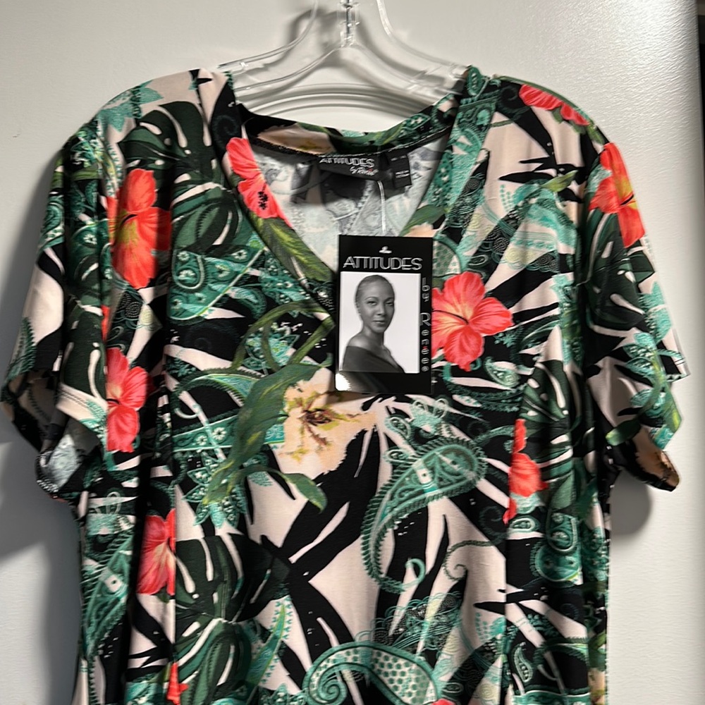 Women’s Floral Blouse Size XL